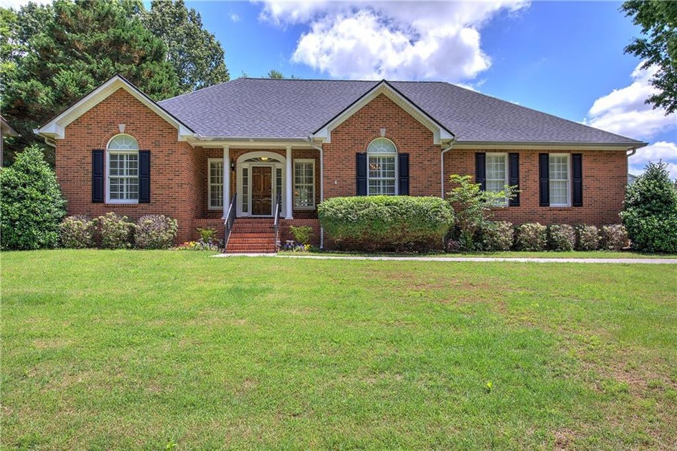 Ranch-style home in the city of Calhoun.