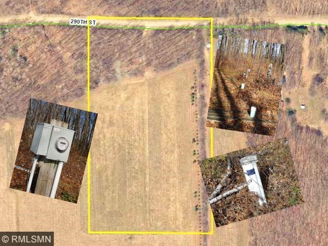 10 Acres WITH utilities in place: electric, drille