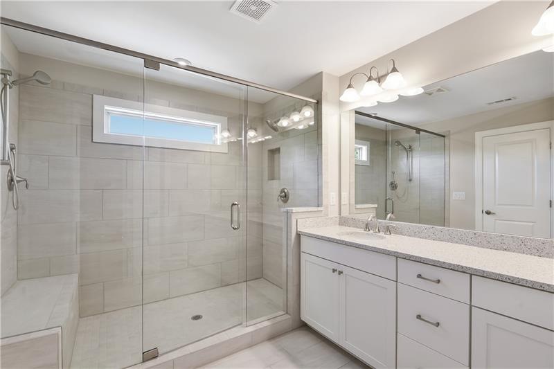 Owner's Bath with SPA like extra Large Shower with