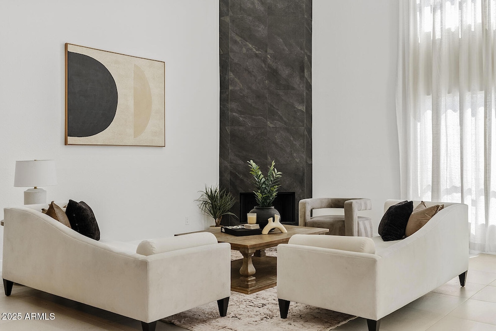 17ft Tiled Fireplace