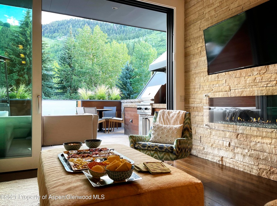Living Room, Deck, View