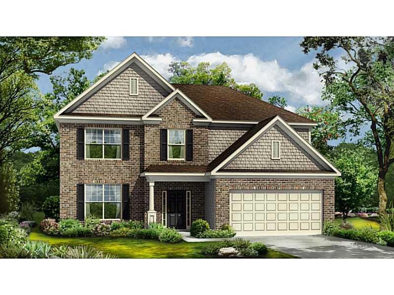 Exterior Front. The Brookwood  **Home is currently