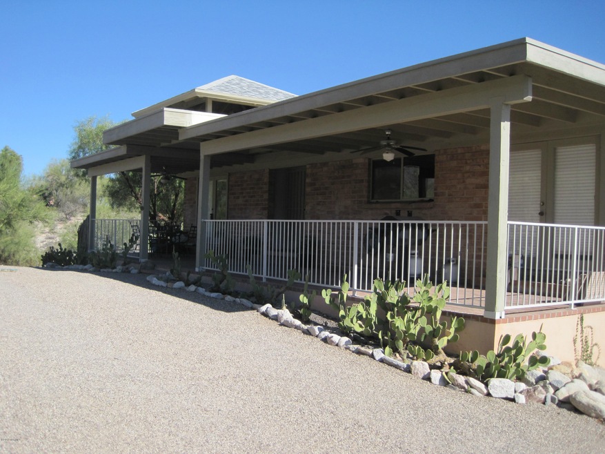 Front of House Facing the Catalinas