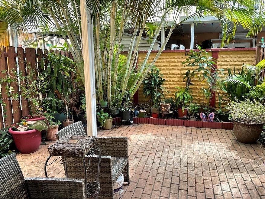 Partly Covered Backyard
