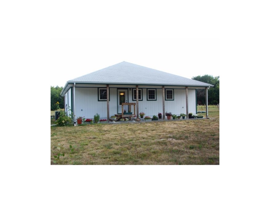 Front of Home with 40' Covered Porch