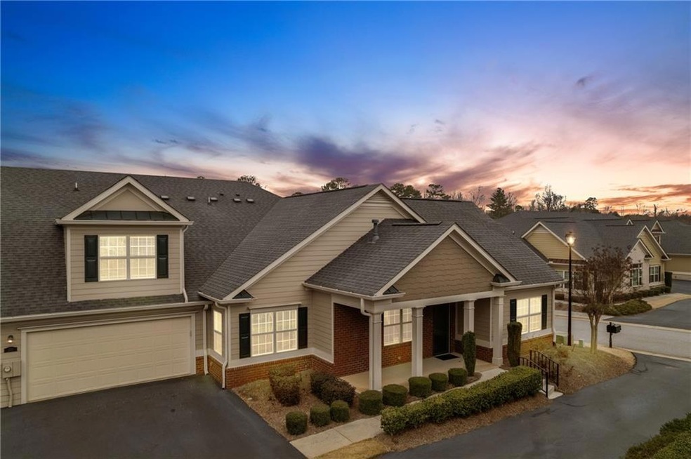 Craftsman-style house with a garage