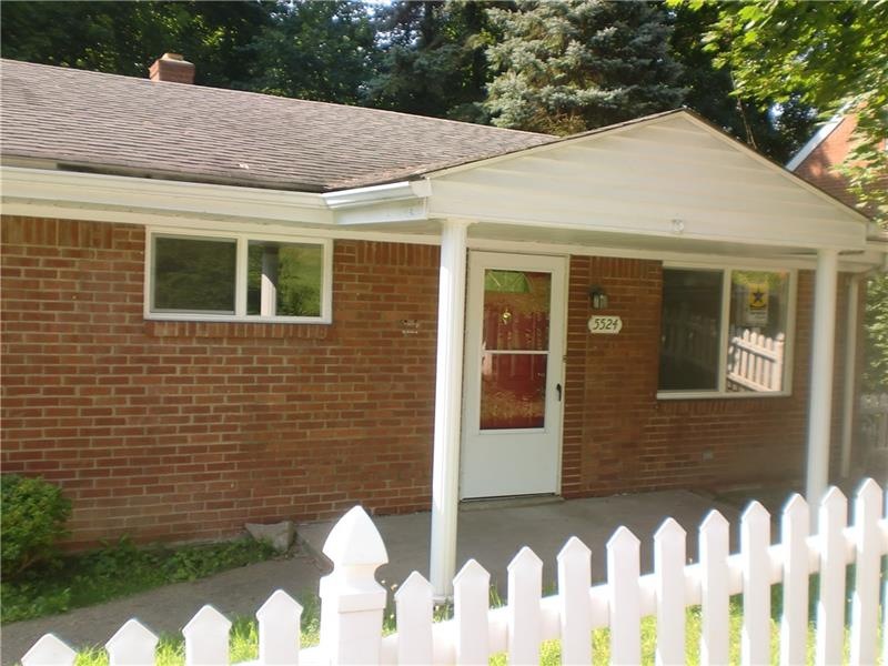 Welcome to 5524 Saltsburg with it's red door and w