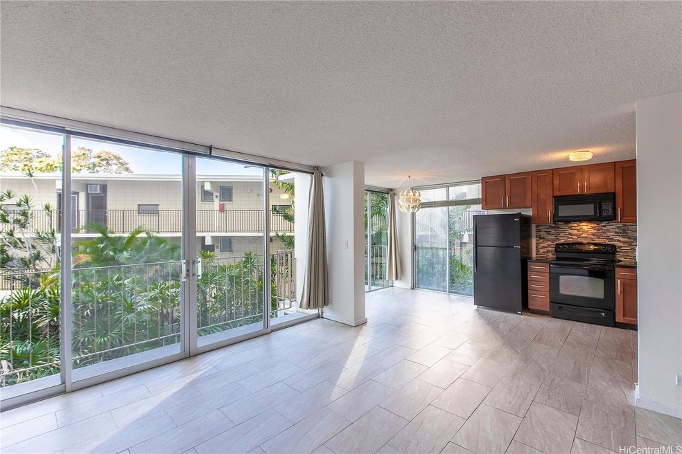 Lots of big windows make unit airy and bright.