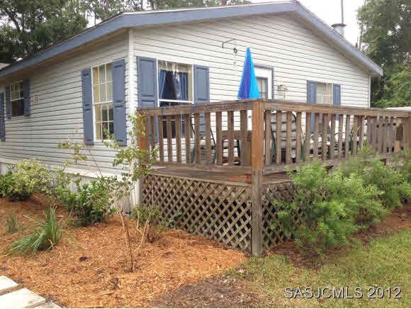 Front of Home-Sturdy wood Deck