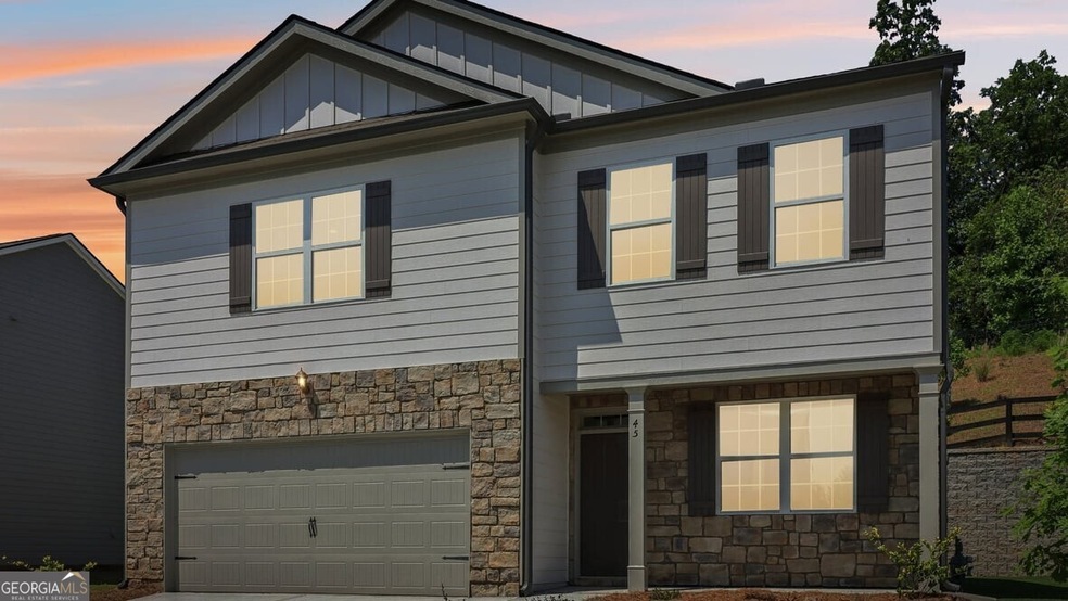 Penwell elevation J rendering at Palisades in Dall