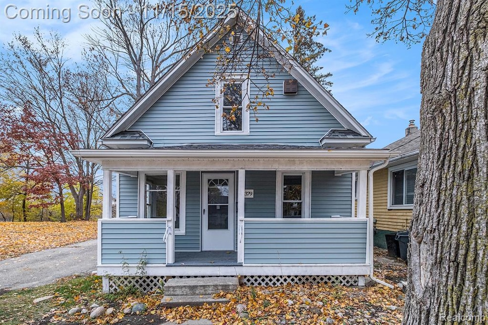 View of front of home featuring a porch
