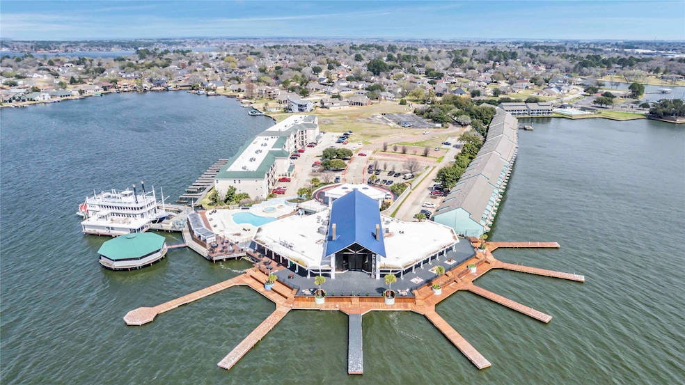 An aerial view of The Wave (center) and of the con