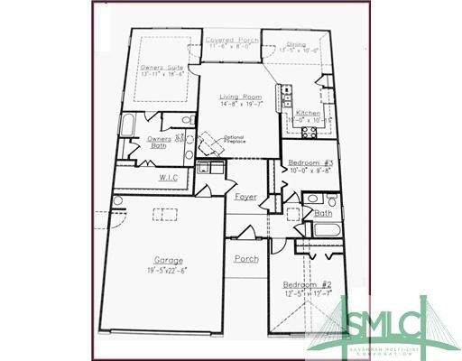 1st Floor Plan. Under construction, walls are just