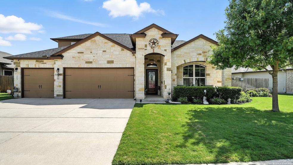 Check out this 3 car garage!