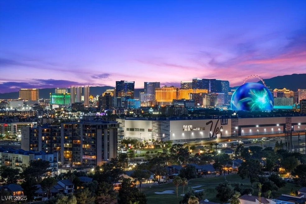 View of LVCC and the strip