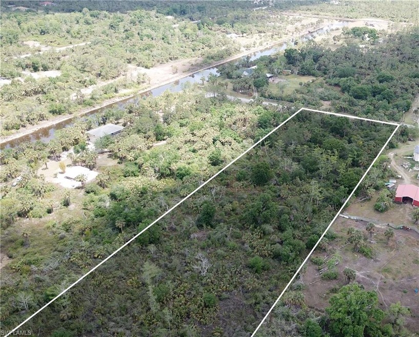 Estimation of property lines. See County Aerial fo
