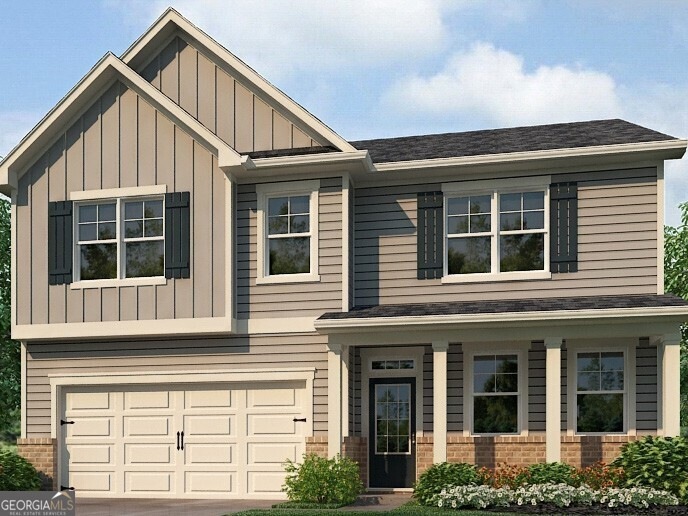 Hanover Elevation M Rendering At Parkside at Carte