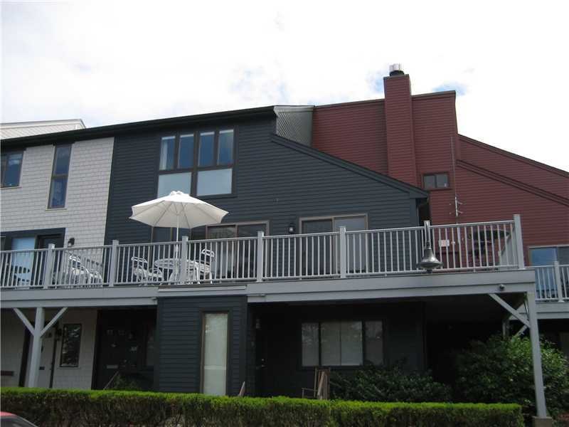 Exterior Front. Corner Townhouse Unit facing North