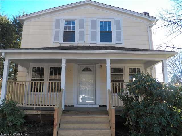 Exterior Front. The porch and windows are brand ne