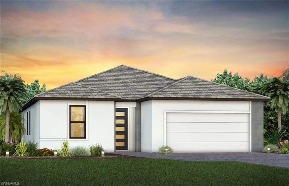 Front exterior elevation rendering