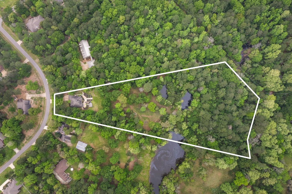 Aerial view of your 8.48 acres and 2 ponds.
