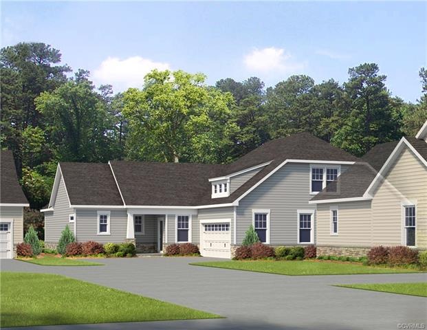 Rendering of the home being built on this home sit