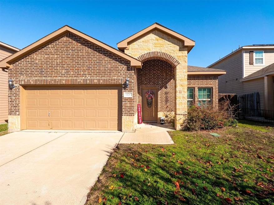 Front facade with a garage