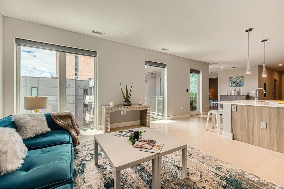 Enjoy open concept living with the living area con