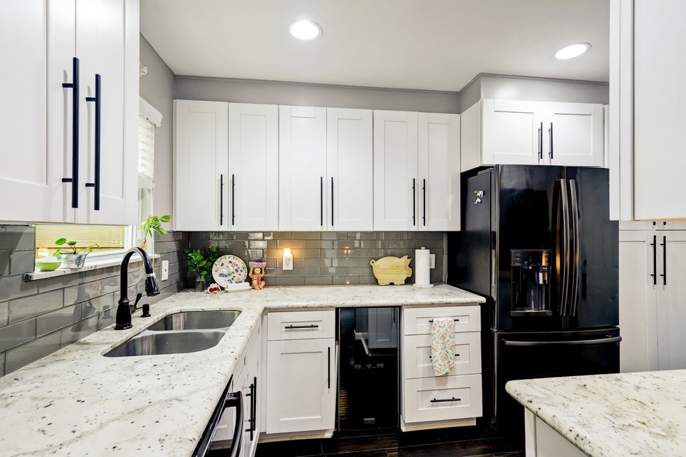Contemporary kitchen with sleek design.