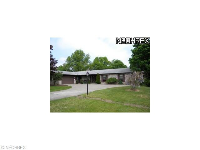 Front view with side load garage