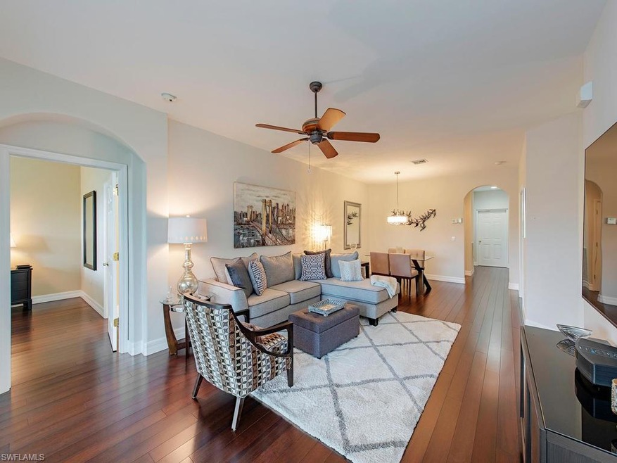 Beautiful decorated with bamboo flooring.
