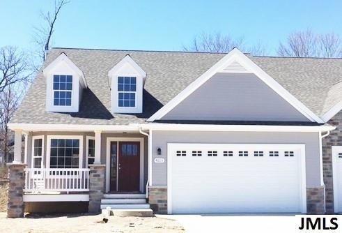 Previously built home shown