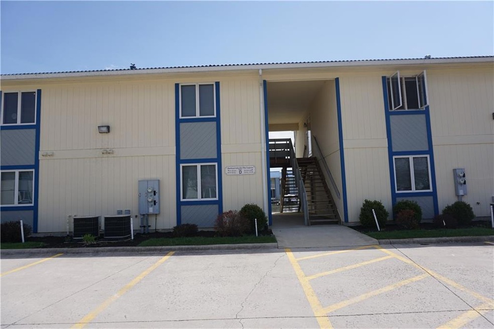 Front of condominium