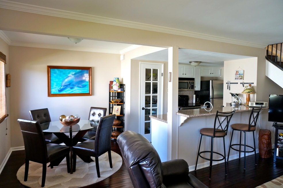 Living room dining room kitchen