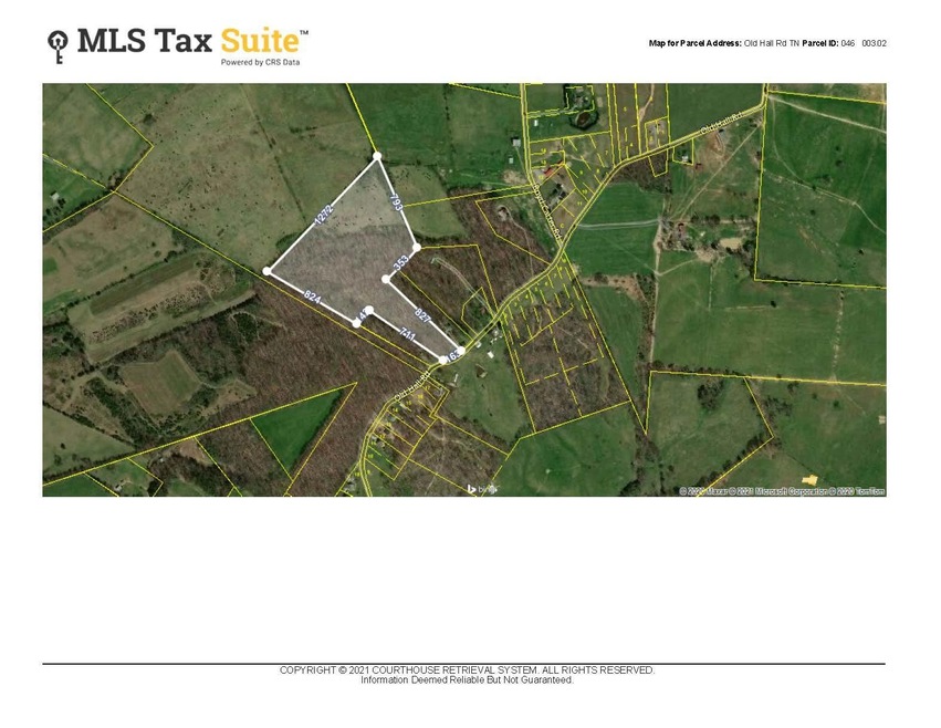 CRS Data - Property Map for Old Hall Rd
