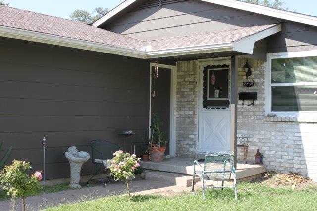 Front Entrance with a small porch