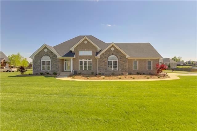 All Brick & Stone Exterior-4 Bedrooms on Main Level make this a rare find! Level corner lot in Pleasant View with immaculate landscaping designed with low maintenance in mind.