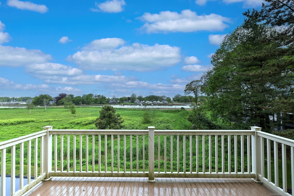South view of local marsh and Branford river.