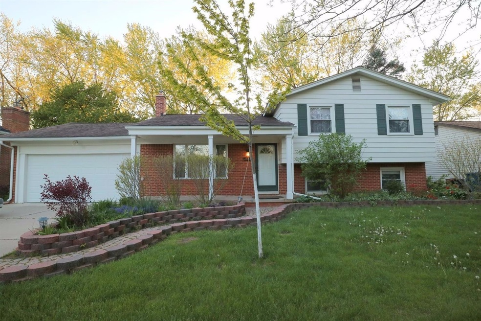Front view of gorgeous quad-level home.