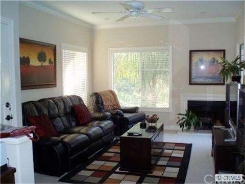 Spacious living room with tons of natural sunlight