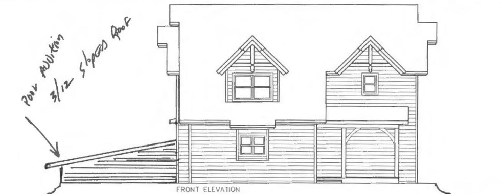 4 bed basement front elevation