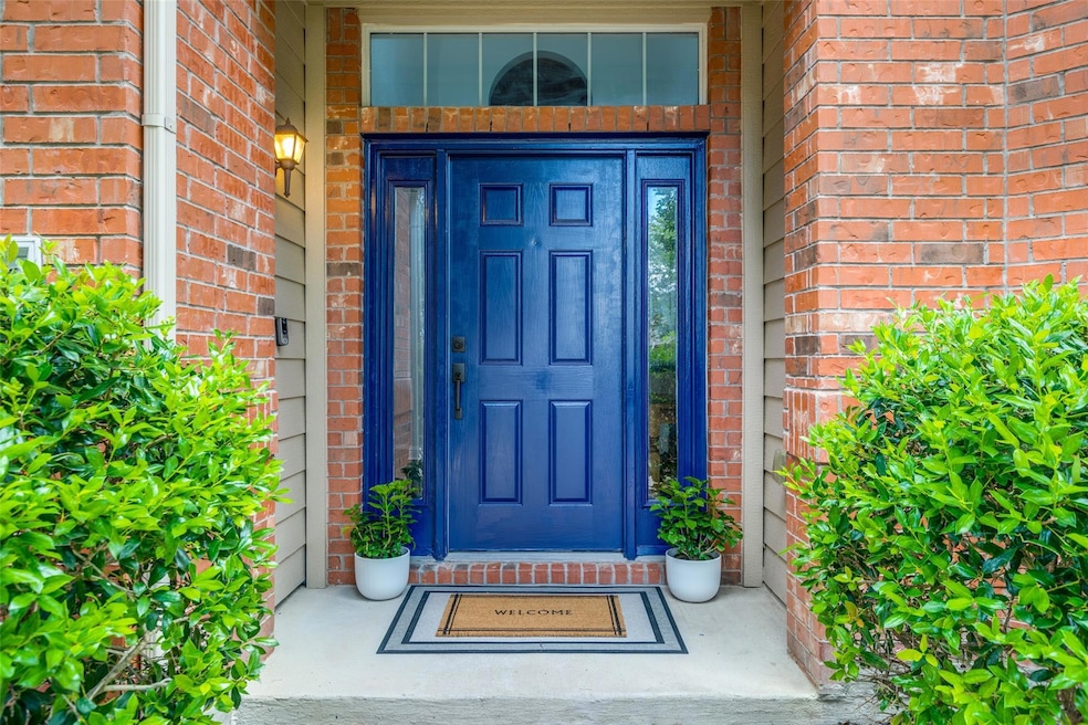 Freshly painted front door!