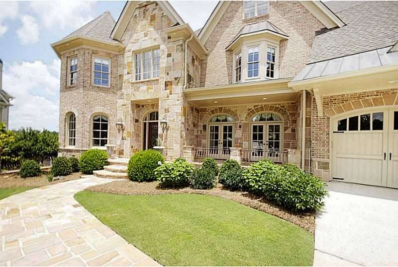 stone and brick construction on 4 levels.