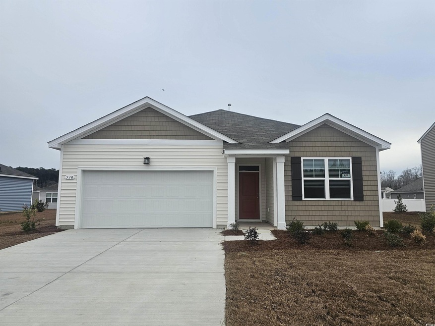 Ranch-style house featuring a garage
