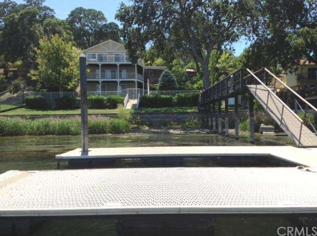 Spring View Boat Slip Dock, Pier, and House.  Bott