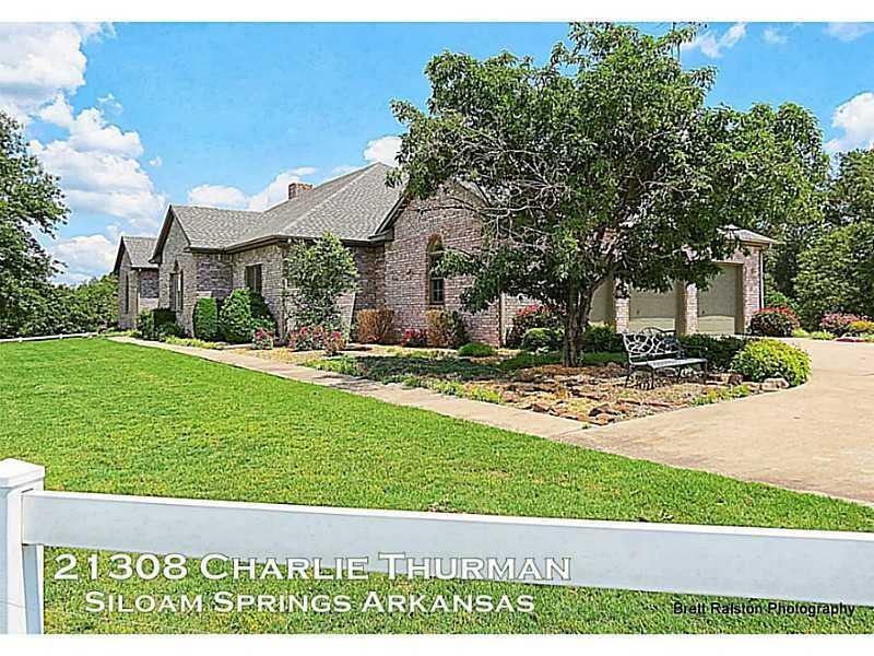 Exterior Front. Awesome all Brick Home on 30 Acres