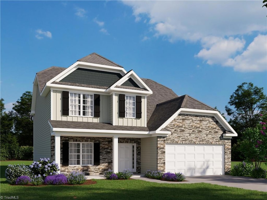 Rendering of home under construction.