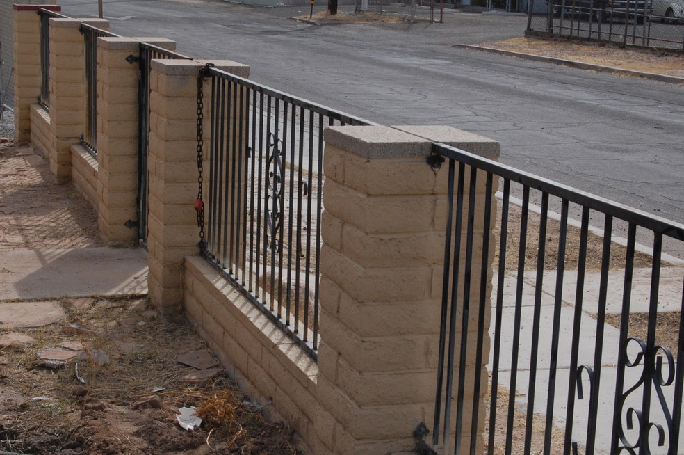 wrought iron enclosure