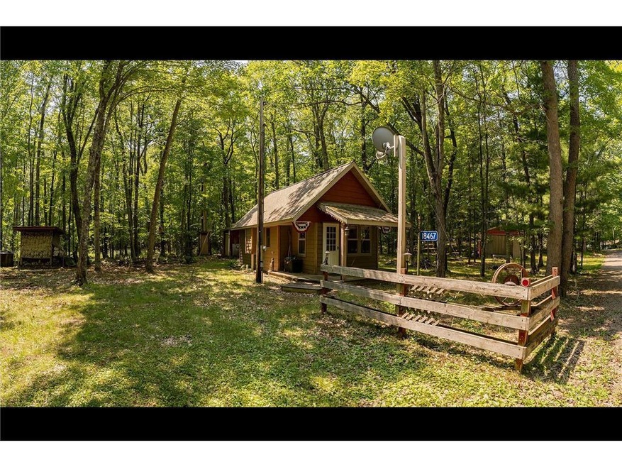 Property includes two cabins, the second in the ri