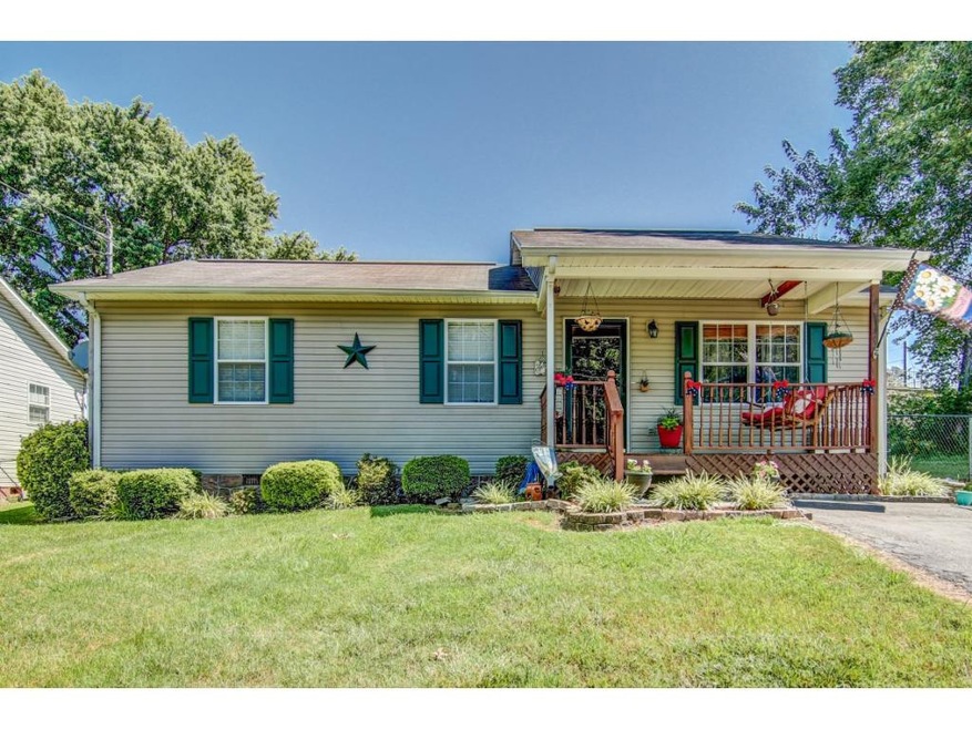 Cozy porch great for swinging
